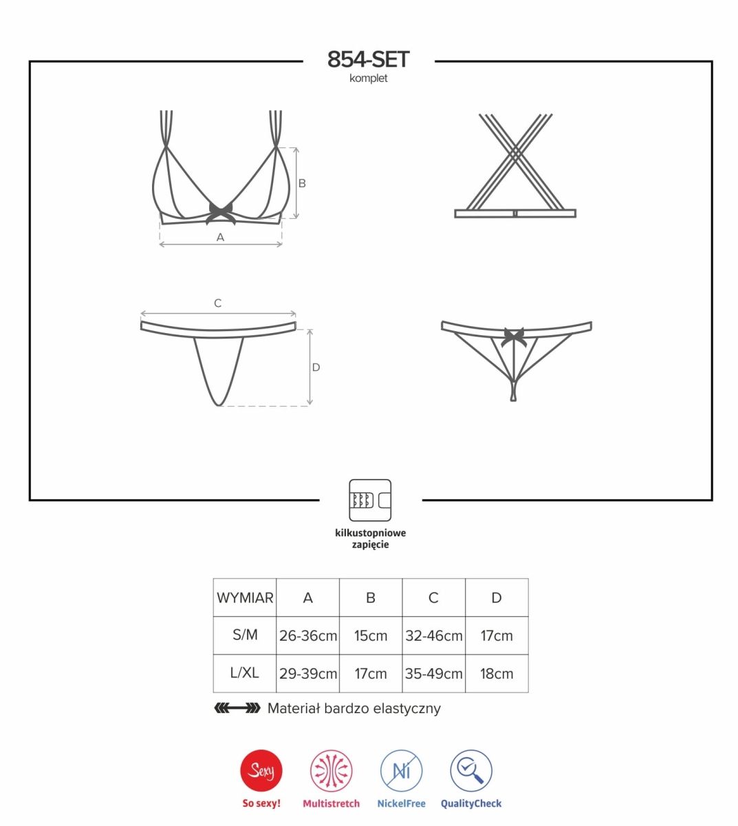 854-SET-1 Komplet 2-częściowy