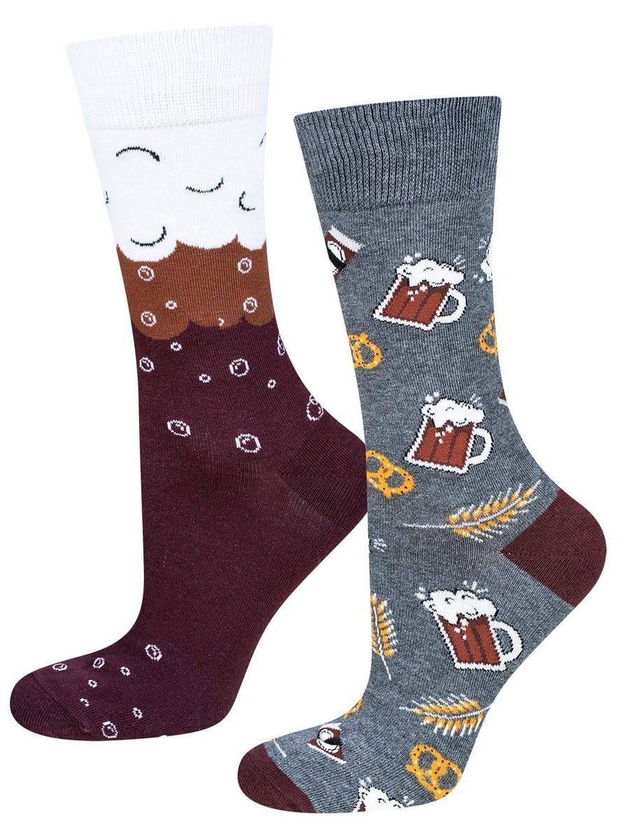 Skarpetki męskie Soxo - Beer Classic Porter