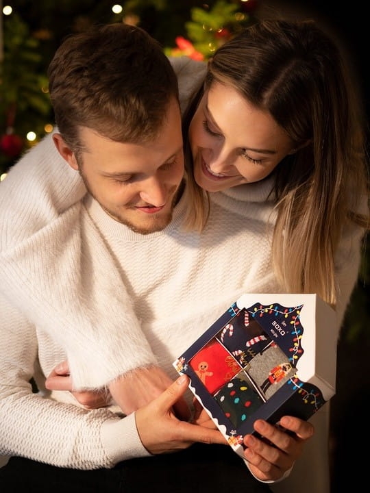 Skarpetki męskie Soxo - zestaw Merry Christmas 