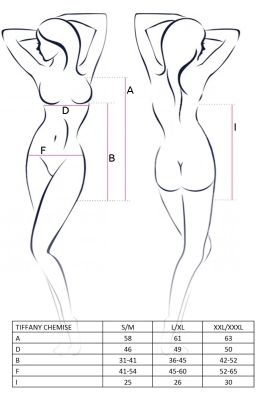 TIFFANY CHEMISE red XXL/XXXL