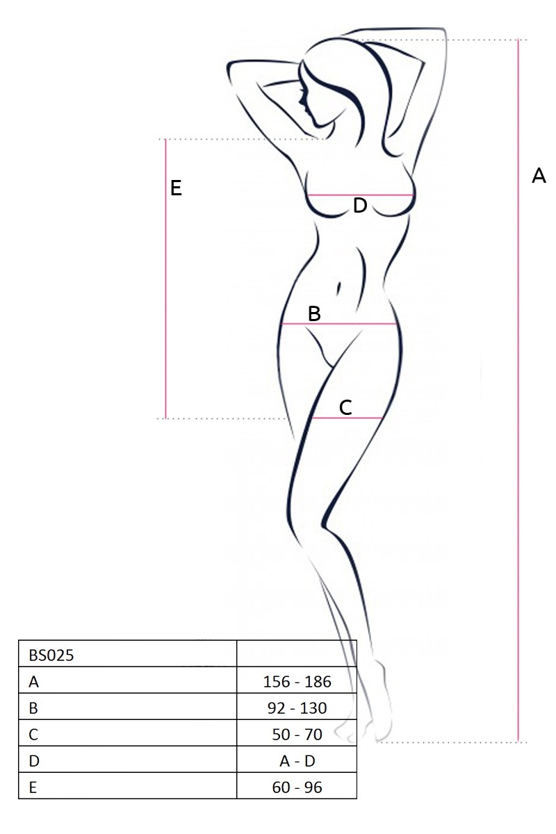 Koszulka bodystocking erotyczny damski siatkowy – biały