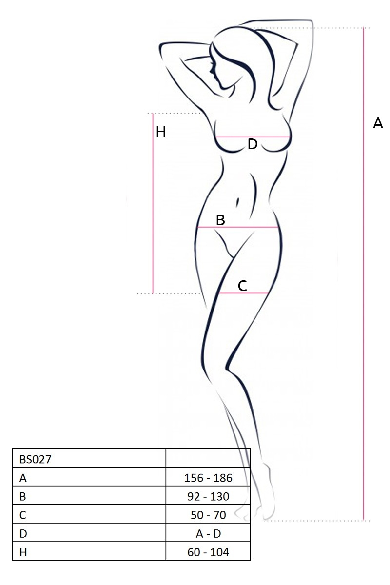 Koszulka bodystocking erotyczny damski siatkowy – czerwony
