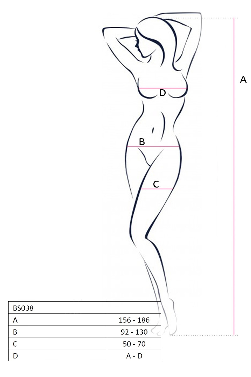 Bodystocking erotyczny damski siatkowy – czerwony