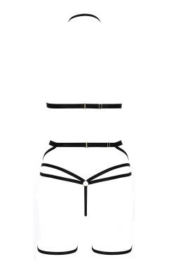 MORGAN SET WITH OPEN BRA black