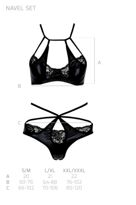 NAVEL SET black