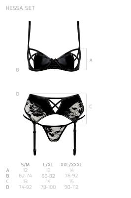 HESSA SET black
