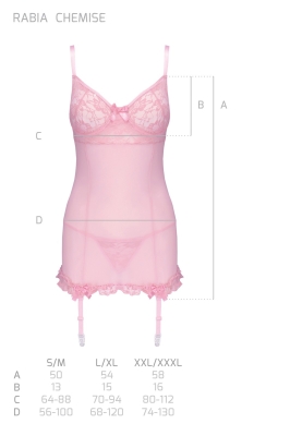 RABIA CHEMISE pink