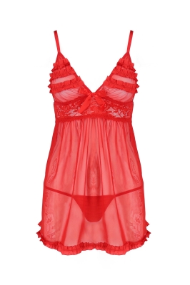 ZAFIRA CHEMISE red