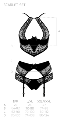 SCARLET SET black