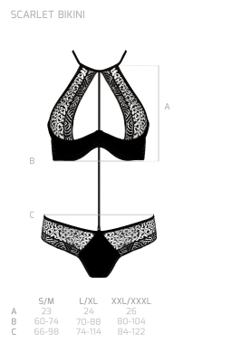 SCARLET BIKINI black