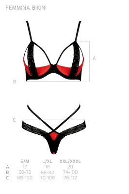 FEMMINA BIKINI red