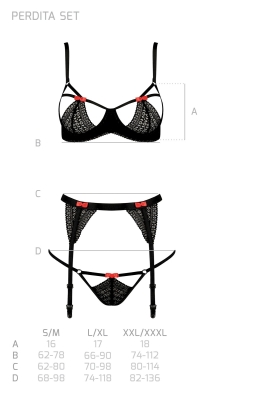 PERDITA SET black