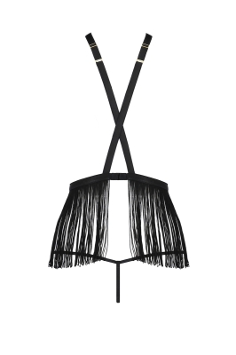 INDRA SET WITH OPEN BRA black XXL/XXXL
