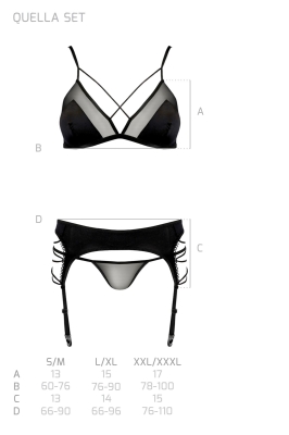 QUELLA SET black