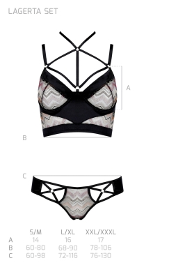 LAGERTA SET black