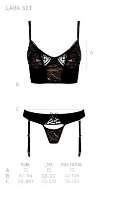 LARA SET black