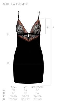 MIRELLA CHEMISE black