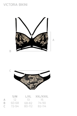 VICTORIA BIKINI black