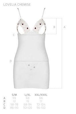 LOVELIA CHEMISE white