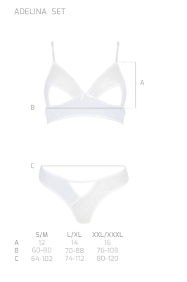 ADELINA SET white