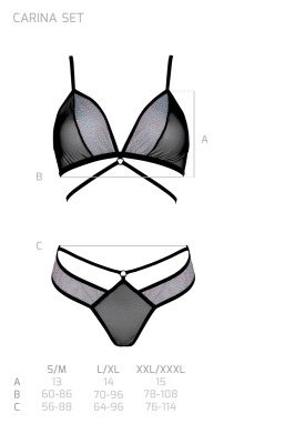 CARINA SET black