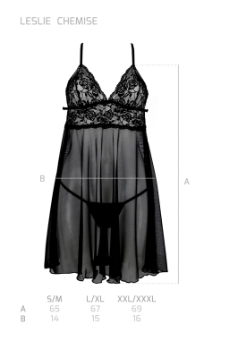LESLIE CHEMISE black