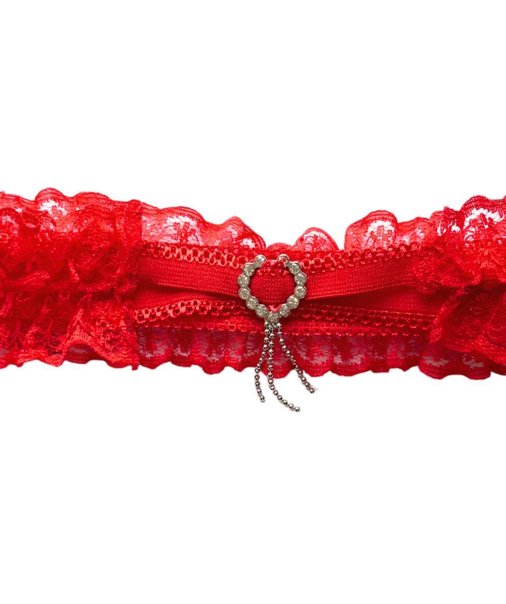 Podwiązka - Czerwona