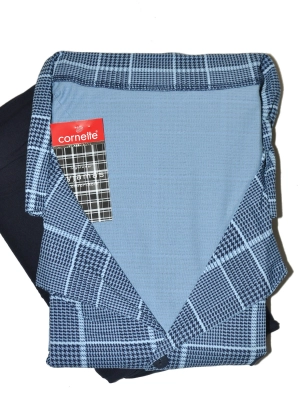 Piżama Cornette 114 dł/r 3XL-5XL męska rozpinana