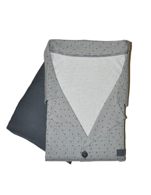 Piżama Cornette 114 dł/r 3XL-5XL męska rozpinana