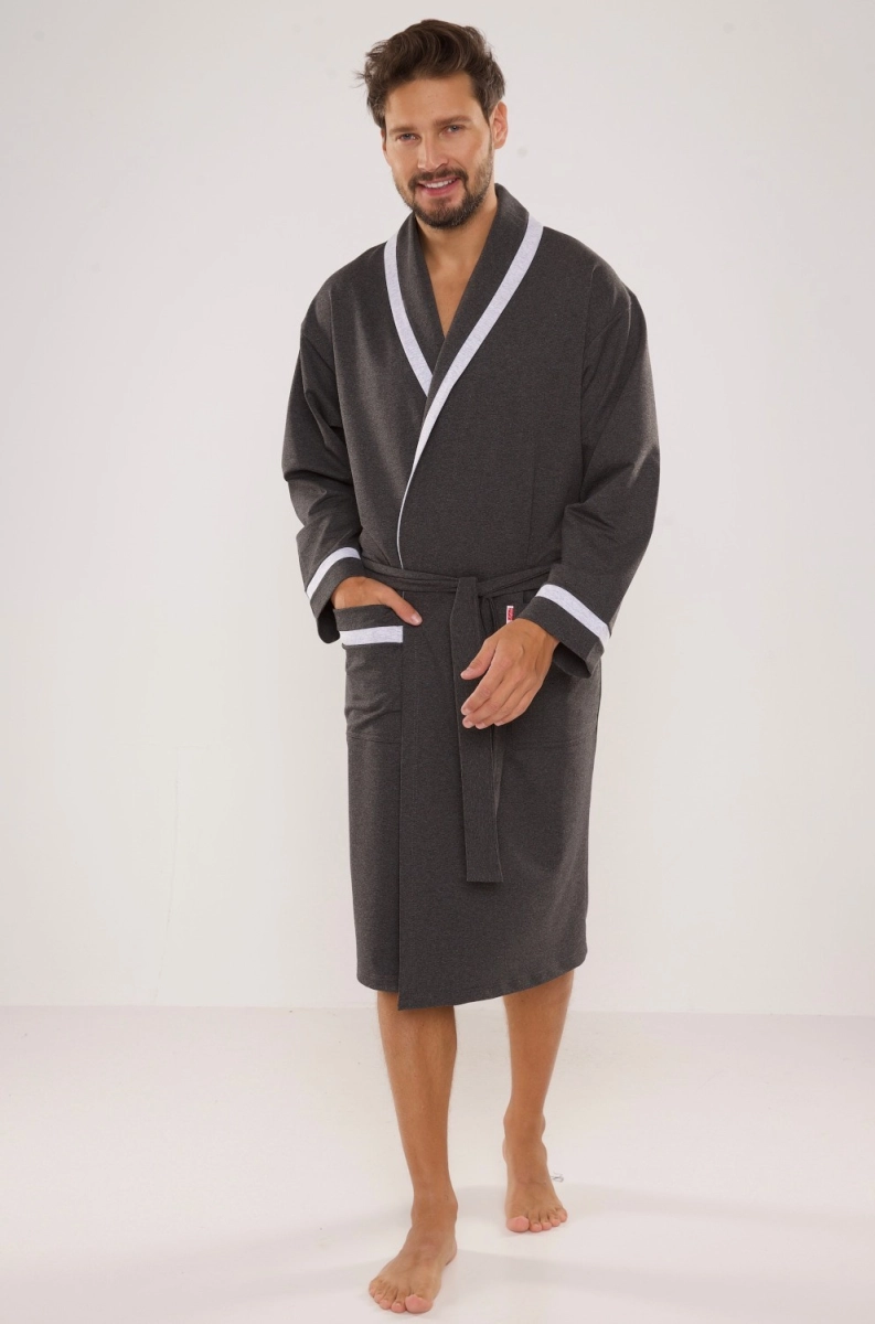 Szlafrok De Lafense 564 Bruno M-2XL męski