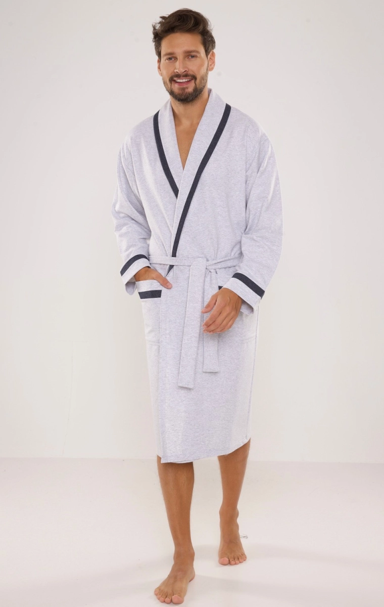 Szlafrok De Lafense 564 Bruno M-2XL męski