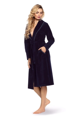 Szlafrok De Lafense 390 Lydie Welur 3XL-5XL damski