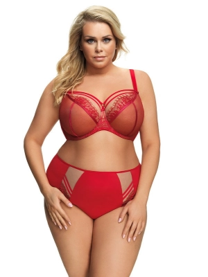 Biustonosz soft Gorsenia K 496 Paradise czerwony