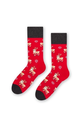Skarpety Steven art.136 Świąteczne męskie 41-46