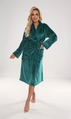 Szlafrok De Lafense 628 Abigail długi M-2XL damski