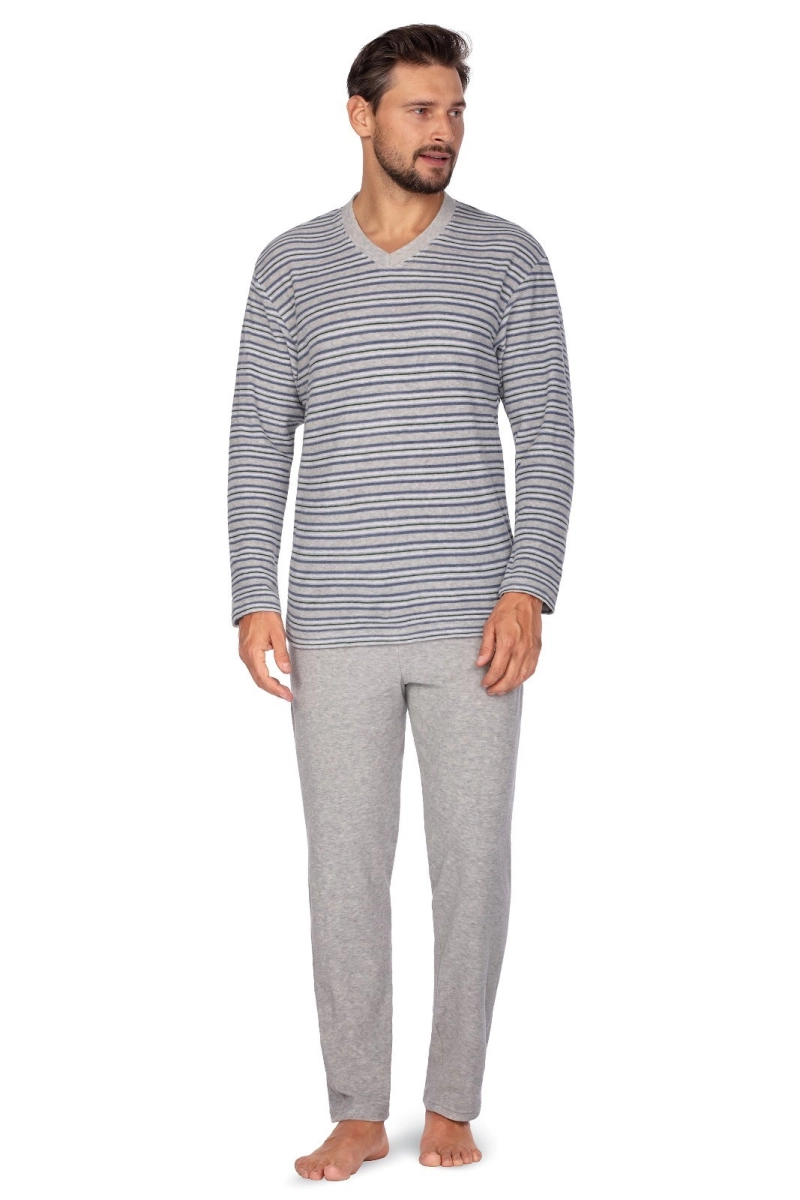 Piżama Regina 450 dł/r Frotte 2XL-3XL męska