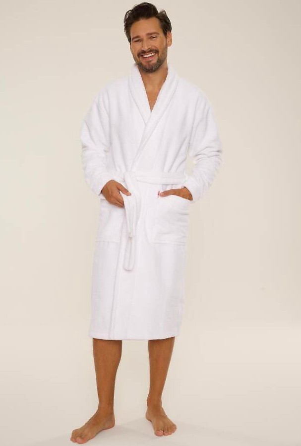 Szlafrok De Lafense 735 Manuele Frotte męski M-2XL