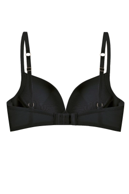 Biustonosz push-up bez fiszbin Mefemi Amelia Czarny