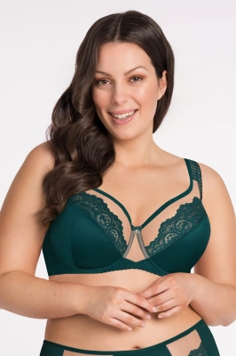 Biustonosz soft Gorsenia K 441 Luisse Green