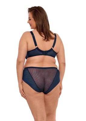 Biustonosz semi soft Gaia BSM 1058 Sonia Granatowy Maxi
