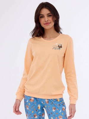Piżama Cornette 467/373 Owls dł/r S-2XL damska