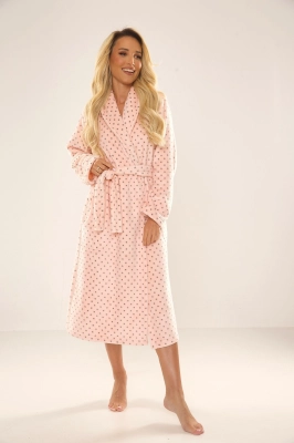 Szlafrok De Lafense 548 Melanie 3XL-4XL długi damski