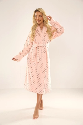 Szlafrok De Lafense 548 Melanie 3XL-4XL długi damski