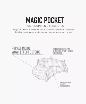 Slipy Atlantic Magic Pocket BMP-1581 S-2XL