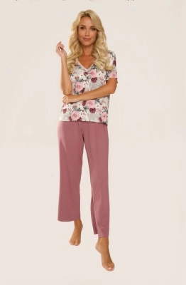 Piżama De Lafense 720 Finessa kr/r 3XL-4XL