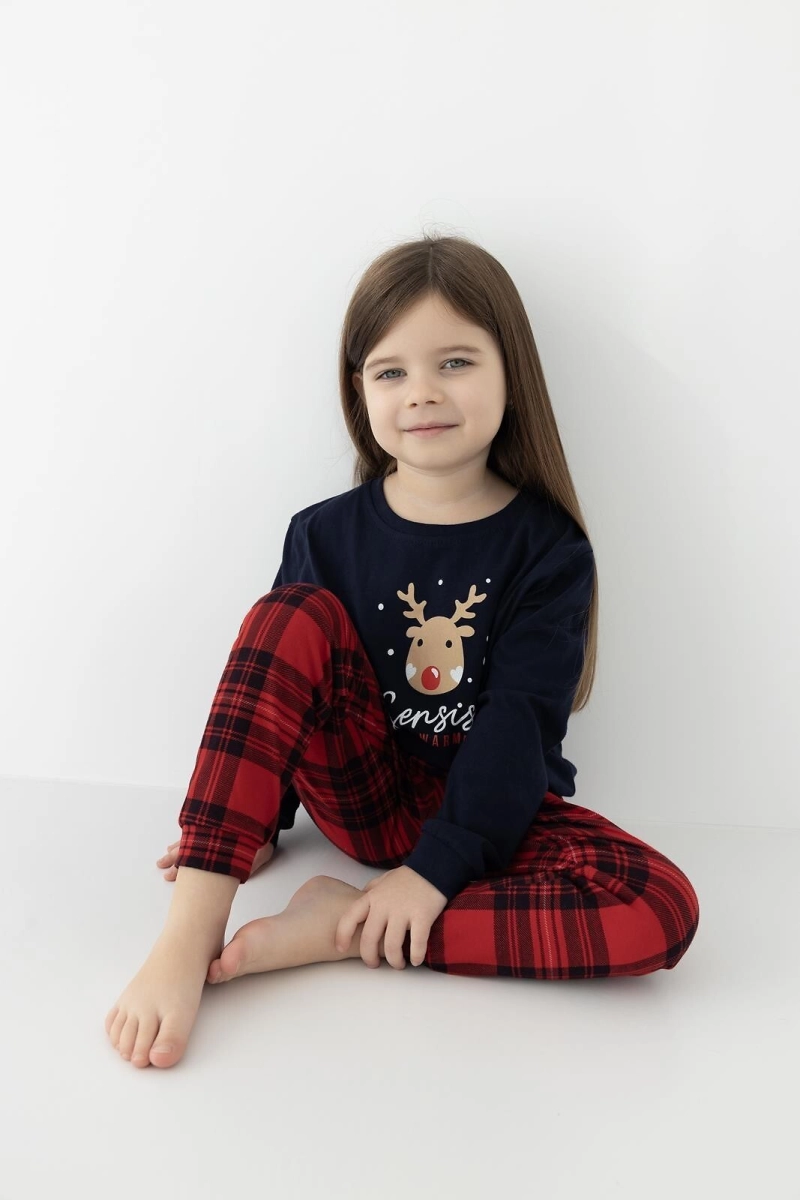 Piżama Sensis Lucy Kids Girl dł/r Christmas 134-152