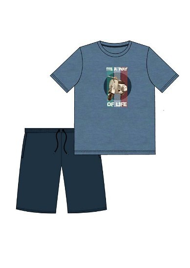 Piżama Cornette F&Y Boy 500/49 Scooter kr/r 164-188