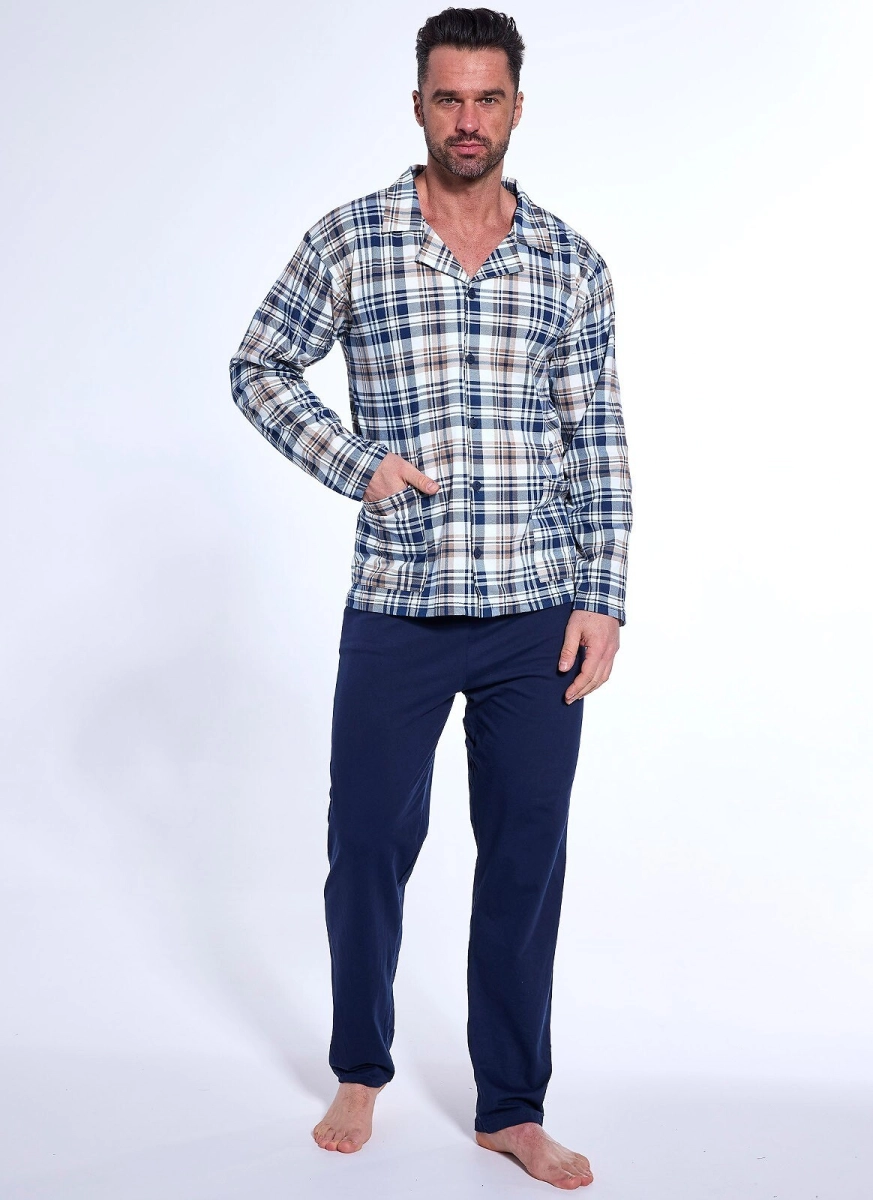 Piżama Cornette 114/77 dł/r 3XL-5XL rozpinana