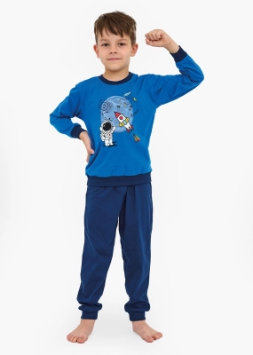 Piżama Cornette Kids Boy 593/176 Galaxy dł/r 86-128
