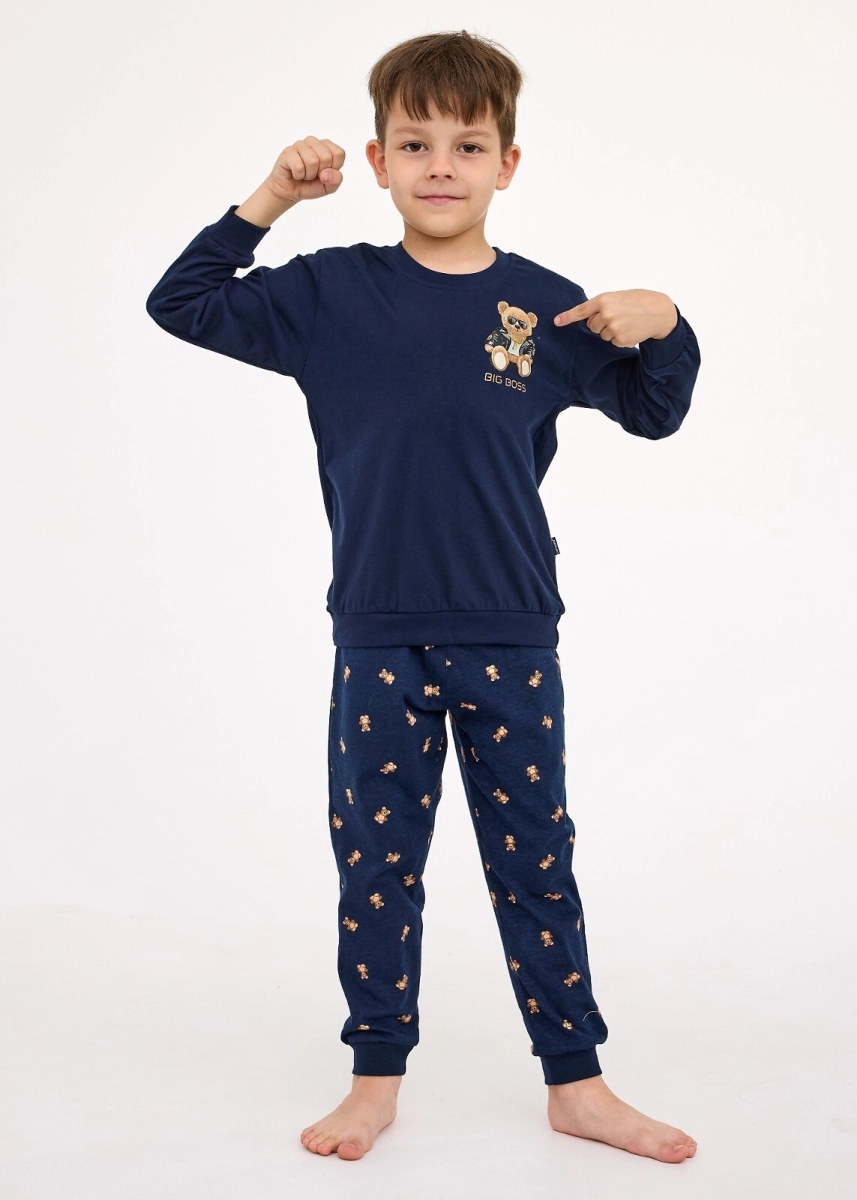 Piżama Cornette Kids Boy 593/179 Big Boss dł/r 86-128